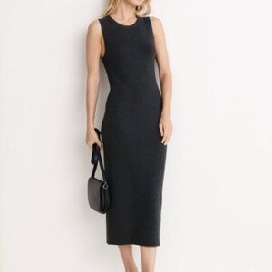 Jenni Kayne Sleeveless Cotton & Cashmere Blend
Sweater Dress XXL - Charcoal